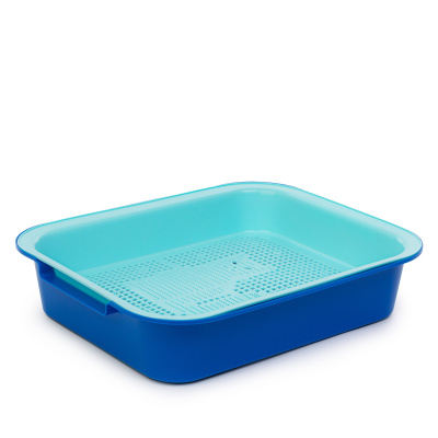 Лоток для кошек (микс)(380х315х80 мм) пласт.(уп.7)