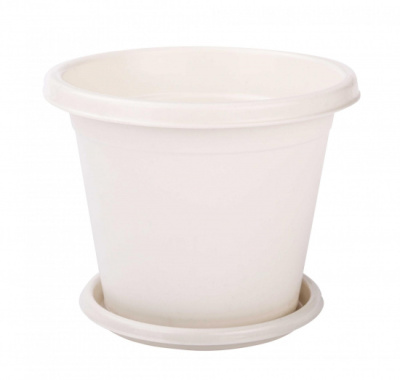 Горшок цв. "Эконом" 3л (белый) (уп.30)