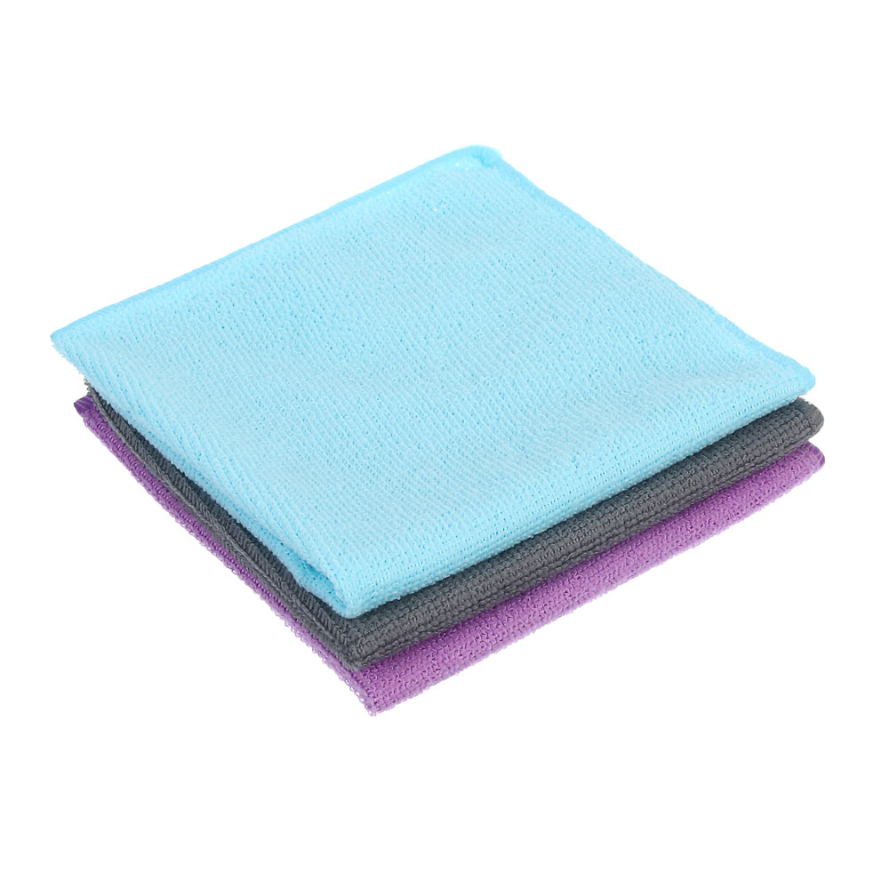 Салфетка из микрофибры 30*30см VETTA эконом (3цв) (6/6)