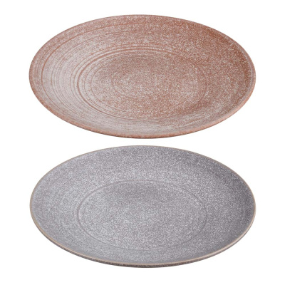 Тарелка десертная 24см,Матера  керамика, 2 цвета MILLIMI (6/24)