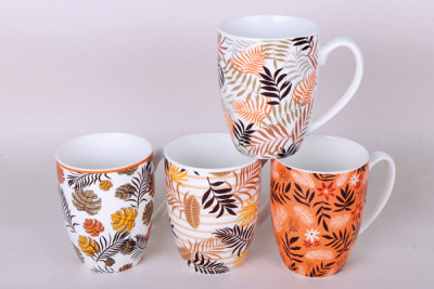 Кружка 350мл микс (фарф)(12/72)