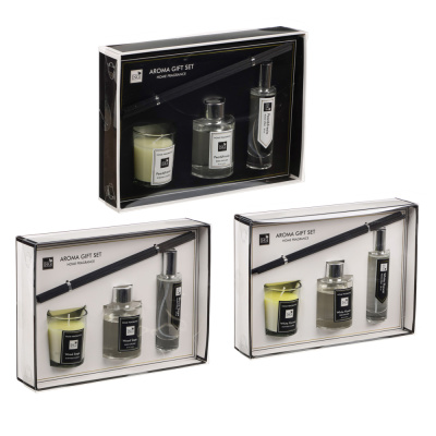 Набор Home ароматизатор-диффузор, спрей и свеча, 60,30мл 50г wood sage,white flower,pear NEW G (1/6) Набор Home ароматизатор-диффузор, спрей и свеча, 60,30мл 50г wood sage,white flower,pear NEW G (1/6)