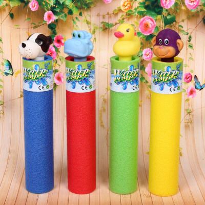 Водяной пистолет "Животные" 5*30 см, вспененное покр. (1/24)