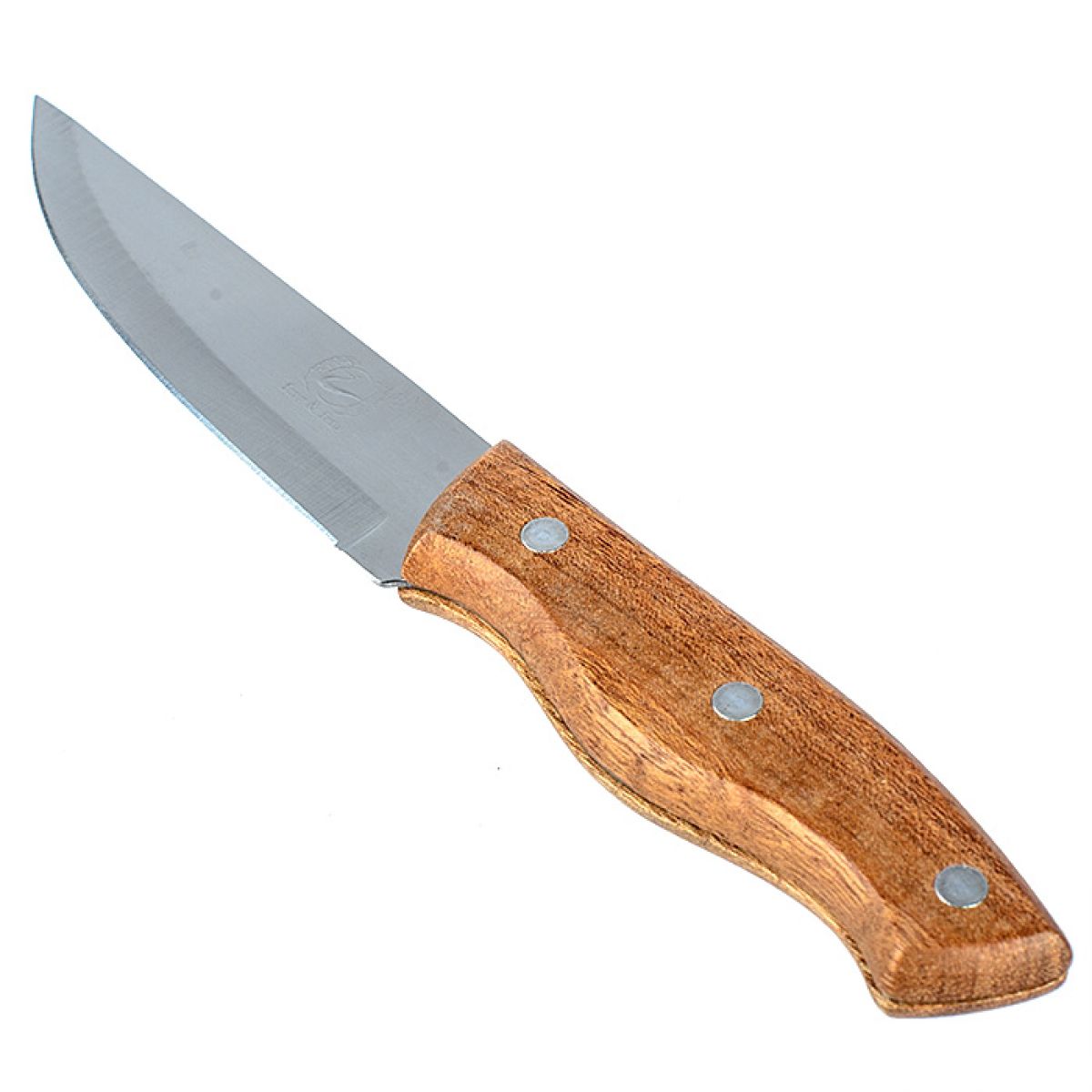 Нож кухонный деревянная ручка лезвие 11см KM 4067 уп12(12/12)