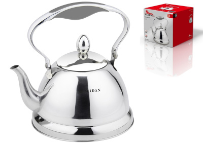 Чайник 1,0л заварочный,капсул.индукц.дно,внеш.покр.а/п зеркальное,ручка"soft-touch", п/у(нжс) (1/12)