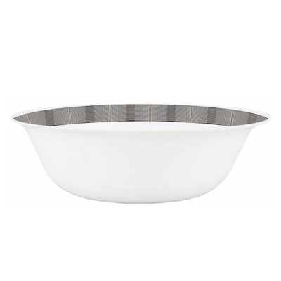 Салатник, опаловое стекло, 550мл, 16.5х4.8см MILLIMI Графит (6/48)