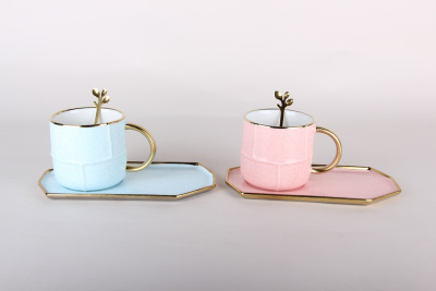 Пара чайная 280мл микс п/у (фарфор) (1/32)