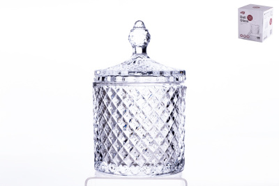 Ваза сервировочная 10.5х16.5х10.5см с/кр стекло (1/12)