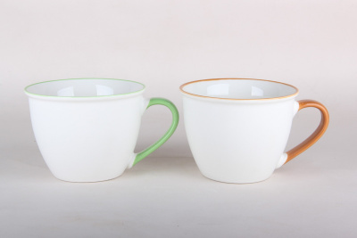 Кружка-бульонница 640мл микс (4диз) фарф (12/48)