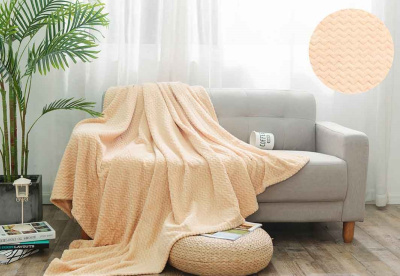 Плед Велсофт Жаккард Премиум 2,0сп ( 100% полиэстер. Размер: 180х200)(1/10)