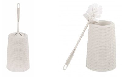 Ерш туалетный с подставкой "Плетенка" (слон.к) пласт.(1/20)