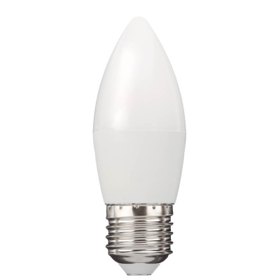 Лампа светодиодная BY С37 7 Вт, Е27, 560 Лм, 4000 К, 175-265 В,Ra>80,IRF<5%(10/100)