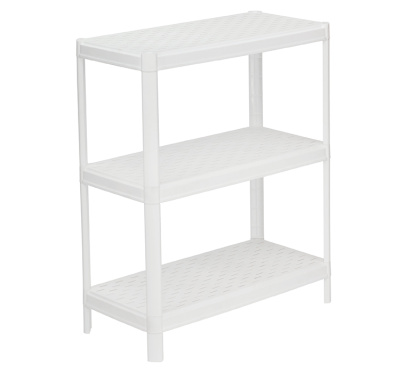 Полка АРМАДА (3 секции) Белый,пласт (1/3)