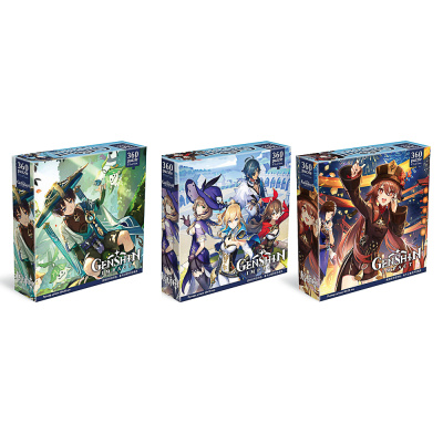 Пазл. 360Эл., 20,4x4,5x20,4см, 3 диз Геншин. (7/7)