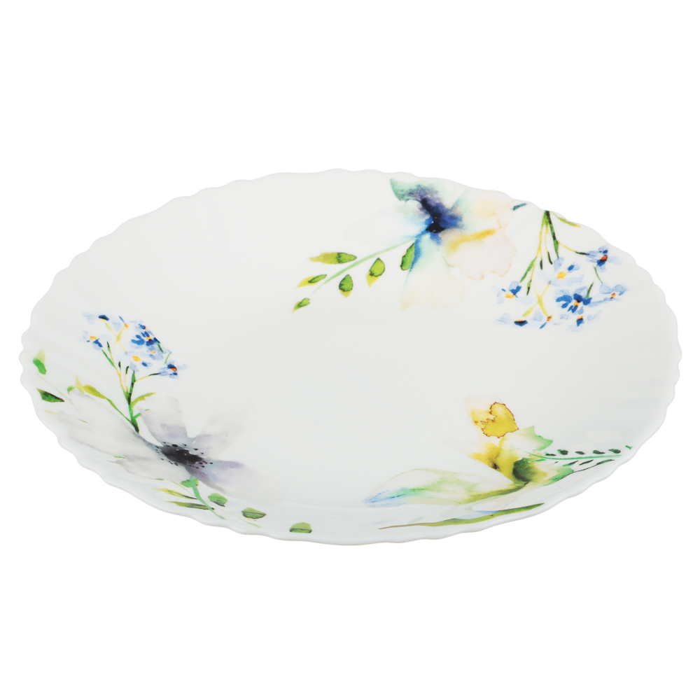 Тарелка десертная, опаловое стекло, 19см MILLIMI Шабер (6/72)