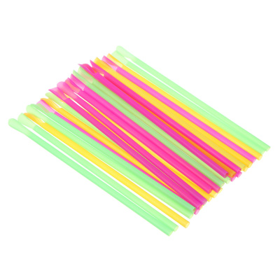 Набор трубочек д/напитков, 30 шт, микс неоновых цв, d0,6, 20 см Капитан Весельчак (12/240)