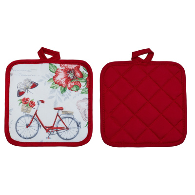 Прихватка 100% полиэстер, 17х17см Маковое поле PROVANCE (1/12/288)