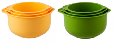 Набор мисок для кухни 3шт пласт.(8)