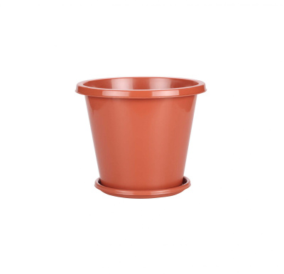 Горшок цв. "Эконом" 3л (коричневый) пласт.(уп.30)
