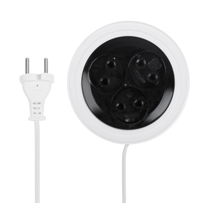 Удлинитель-рулетка 5м 3гн. (ШВВП 2*07) (1/50)