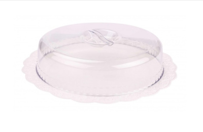 Блюдо "Нежность" 36см с крышкой,пласт. (1/4)