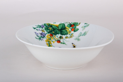 Салатник 15см 350мл Strawberry фарф. (12/48)