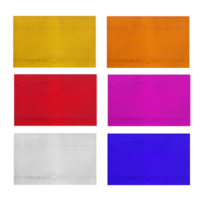 Скатерть праздничная, фольгированная, голография, 137x183 см, 6 цв (12/12)