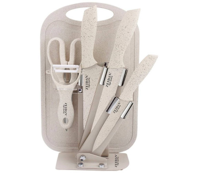 Набор ножей  ZEIDAN 7 предметов НЖС.(1/10)