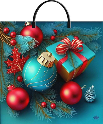 Пакет Шарики NEO пластиковая ручка 360х370х100см (10/100)