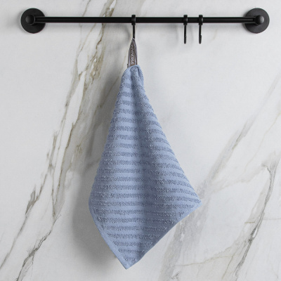 Полотенце махровое, 100% хлопок, 30х50см, светло-синий PROVANCE Линт (8/224)