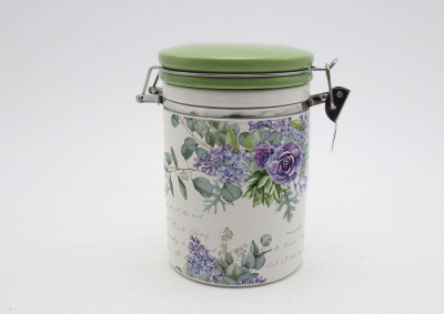 "Букет сирени" Банка д/сып прод 850мл с клипсой п/у(доломит) (1/24)