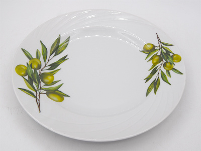 Тарелка 240 мм мелкая ф.426 "Голубка" "Ветка оливы" (12)