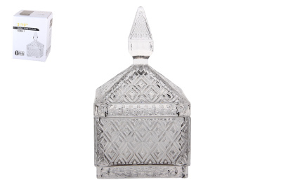 Ваза сервировочная с крышкой 9х15,5см (1/36)