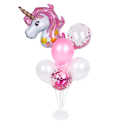 Набор шаров 7шт на подставке, пластик, фольга, арт.8 FNtastic (1/72)