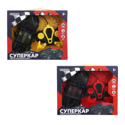 Машина на радиоуправлении "Суперкар", 5xАА, PP, 27х22х6,6см, 3 диз ИГРОЛЕНД (1/24)