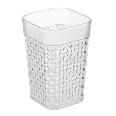 Стакан для ванной комнаты, горный хрусталь, пластик (1/20)