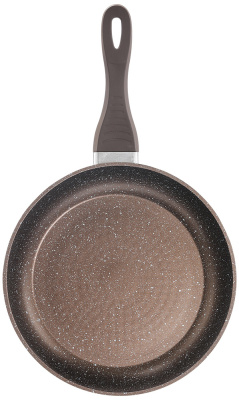 Сковорода  ZEIDAN d20 см,Каменное покрытие "GRANITE", литой алюм.индукц дно,прор.ручка(1/6)
