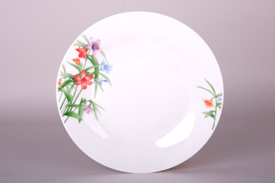 Тарелка обеденная 23см Лилейник (фарф.) (12/36)