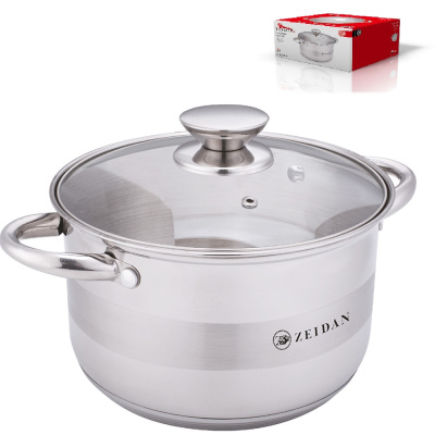 Кастрюля 6,6л, ст/кр., 5-ти степов.капсул.индукц.дно, п/у, (нжс) (1/6)