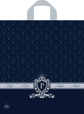 Пакет Перфекто Сапфир с петлевой ручкой 40*37см (5диз) (25/300)