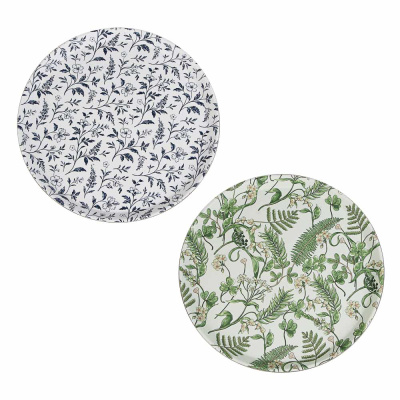 Поднос круглый с антискользящим покрытием ПВХ, пластик d35,5см (1/12/24)