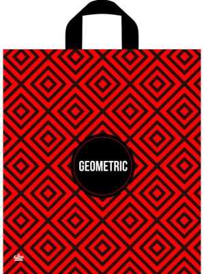 Пакет Геометрик-пакет петлевой 420х380х37мм (50/300)