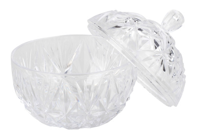 Сахарница "Шарм" 0,35л (с крышкой)(прозрачный) (уп.16)