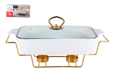 Мармит 31х16.7х6см 1.5л (фарфор) (1/8)