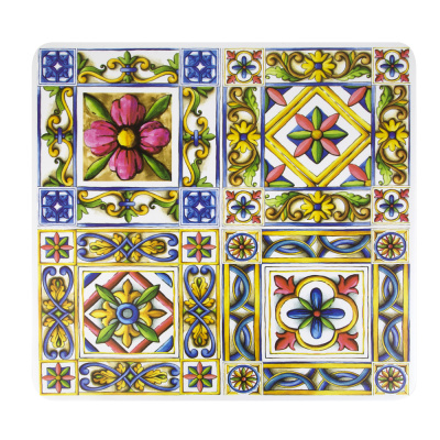 Салфетка сервировочная 30*28см. (плейсмат) "Майолика" (min12) (упаковочный пакет)(12/120)