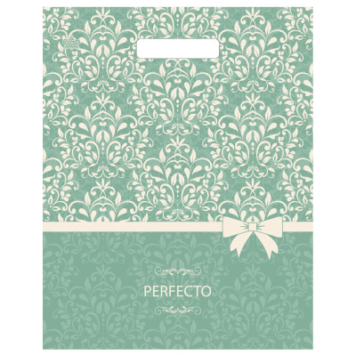 Пакет Перфекто Нежность с вырубной ручкой, 37*30 см, 90 мкм, ПВД(25/400)