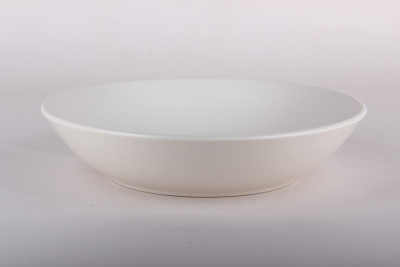 Тарелка 20см 750мл Color (beige) глубокая керамика (6/24)