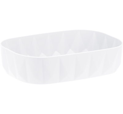 Мыльница ПРИЗМА Белый пласт.(1/15)