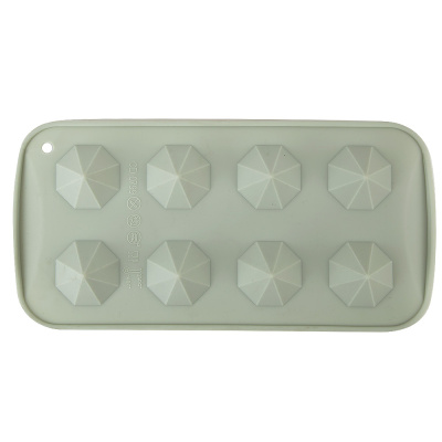 Форма для льда и шоколада  21х10,5х3см "Кристлл" (силикон)(без упаковки)(10/10)