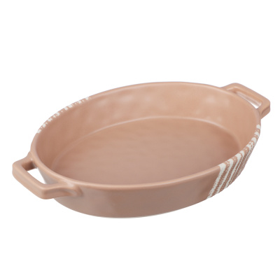 Форма д/запекания и сервир. овал.с ручками, кер, 31х20,5х5см, 1,1л, бежевая MILLIMI (1/12)